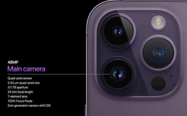 Apple показала iPhone 14 Pro и Pro Max: с новым процессором и без челки
