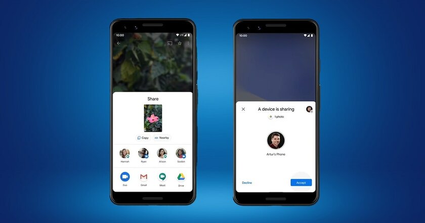 Google упрощает обмен файлами на Android. Даже разблокировать не нужно