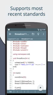 Cxxdroid – C/C++ компилятор IDE 5.42. Скриншот 2