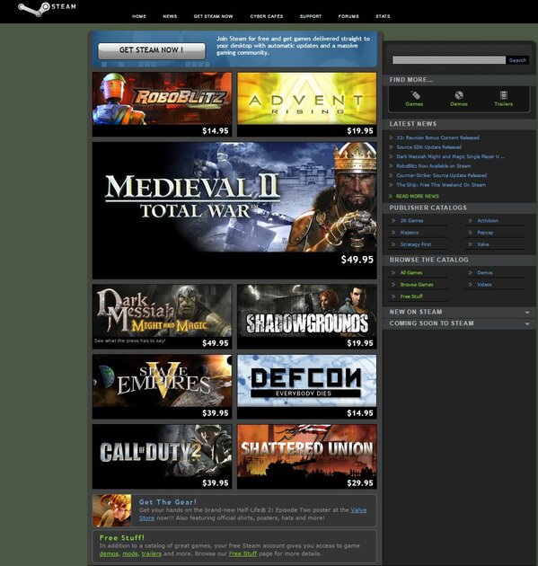 Как лаунчер для Counter-Strike превратился в крупнейший магазин: изменения Steam по годам