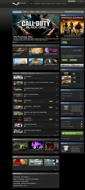 Как лаунчер для Counter-Strike превратился в крупнейший магазин: изменения Steam по годам
