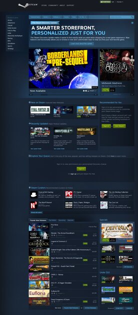 Как лаунчер для Counter-Strike превратился в крупнейший магазин: изменения Steam по годам