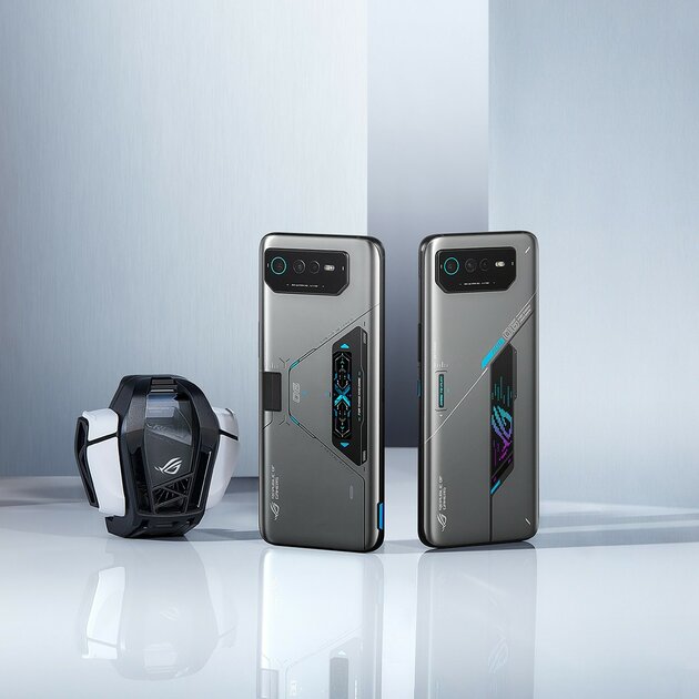 ASUS представила мощнейшие смартфоны: с подключаемым кулером и мини-дисплеем на крышке