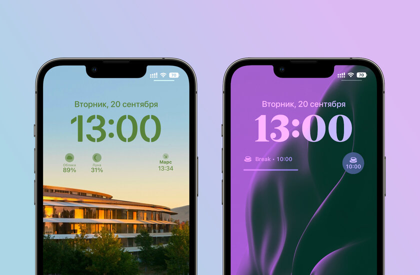 Виджеты экрана блокировки в iOS 16: какие уже поддерживаются и чем удобны