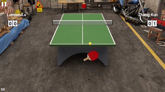 Virtual Table Tennis 2.3.6. Скриншот 1