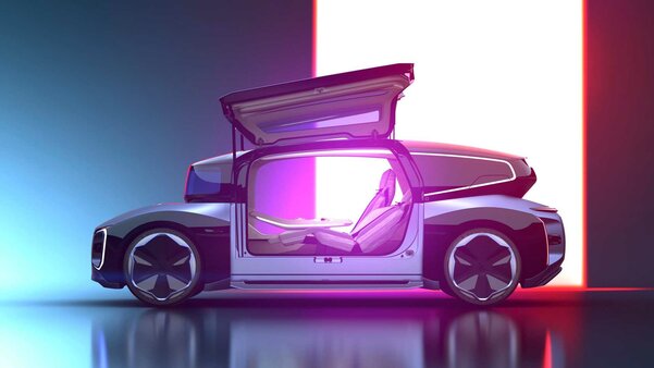 Volkswagen представил Gen.Travel — пассажирский беспилотный шаттл из будущего