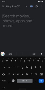 Пульт управления Android TV 6.5.765076149. Скриншот 3