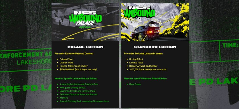 EA представила Need for Speed Unbound: с копами, граффити и безумным списком автомобилей