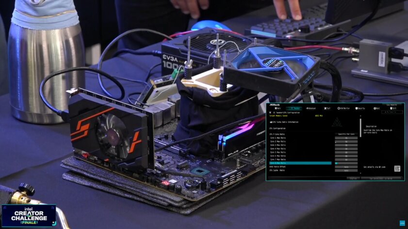 Intel Core i9-13900K разогнали до 8,2 ГГц на жидком азоте: и это не предел