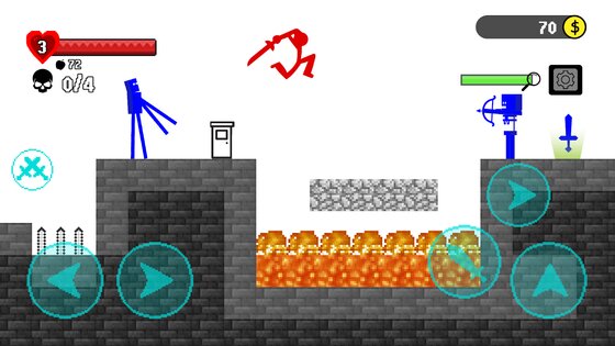 Stick Hero - Great Craft War 1.0.8. Скриншот 3