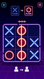Tic Tac Toe Glow 1.0.57. Скриншот 2
