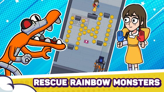 Rainbow Monster: Blue Survivor 1.0.4. Скриншот 2