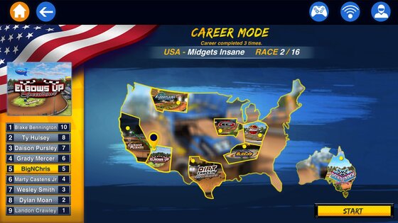 Dirt Trackin Sprint Cars 4.3.9. Скриншот 5