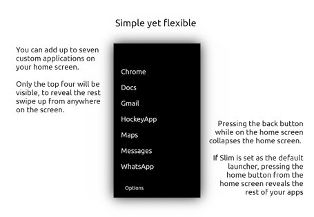Slim Launcher 2.4.21. Скриншот 2