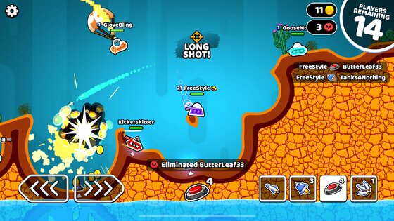 Rocket Bot Royale 1.9.24. Скриншот 4