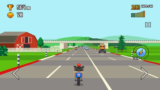 Retro Highway 1.1.30. Скриншот 1