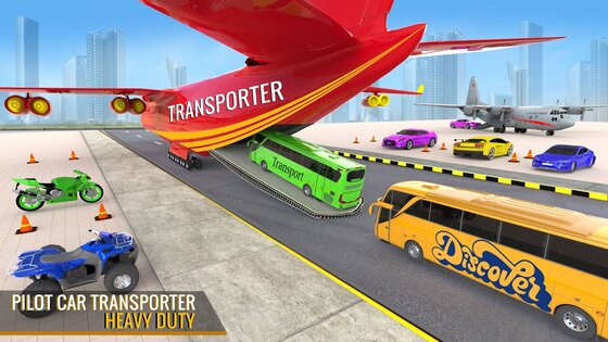 Пилот самолета с автомобилями 7.7. Скриншот 2