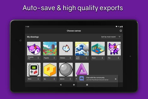 Pixel Brush 2.1.11. Скриншот 6