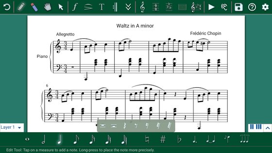 Music Writer 1.2.311. Скриншот 11