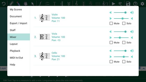 Music Writer 1.2.311. Скриншот 13