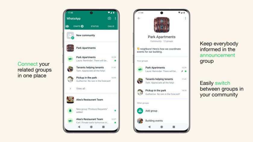 Групповые видеочаты и каналы на 1024 человека: WhatsApp* наносит удар по Slack