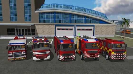 Fire Engine Simulator 1.4.10. Скриншот 1