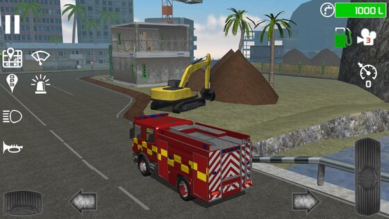 Fire Engine Simulator 1.4.10. Скриншот 4