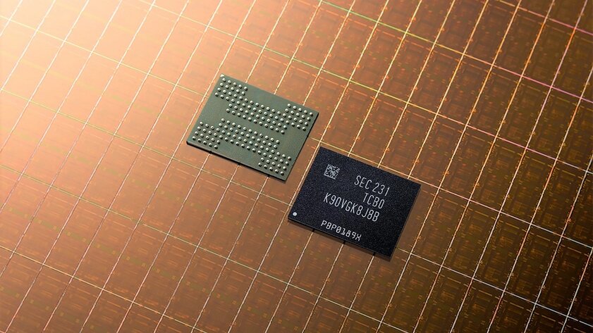 Samsung запустила производство памяти V-NAND 8-го поколения: для SSD на PCIe 5.0 со скоростью 12,4 ГБ/сек