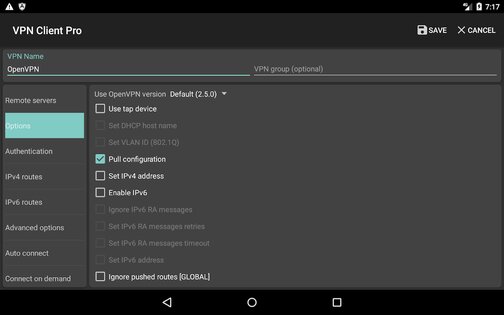 VPN Client Pro 1.02.14. Скриншот 10