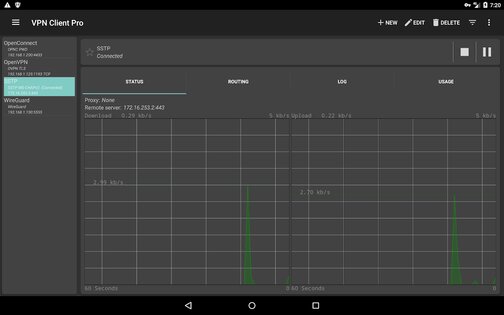 VPN Client Pro 1.02.14. Скриншот 11