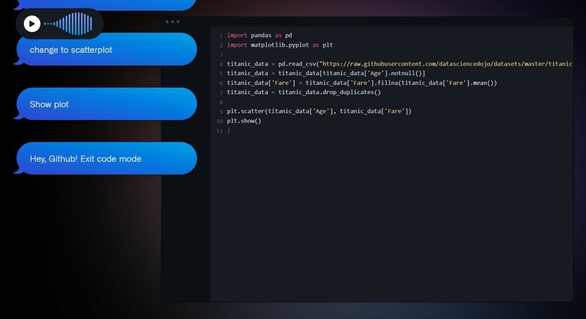 GitHub запустил голосового помощника для нейросети Copilot: можно программировать голосом