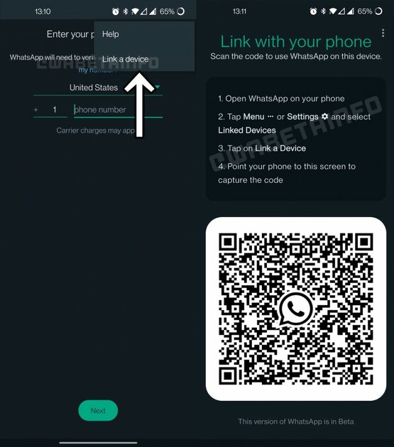 Свершилось: в WhatsApp* на Android можно подключить несколько устройств