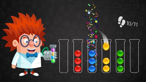 Ball Sort Master 1.4.45. Скриншот 1