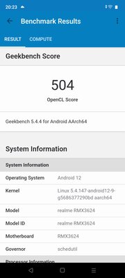 Обзор Realme C33: отличный смартфон для пожилых родственников — Программное обеспечение и железо. 12