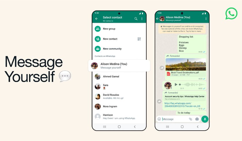 WhatsApp* скопировал «Избранное» из Telegram, но сделал его лучше