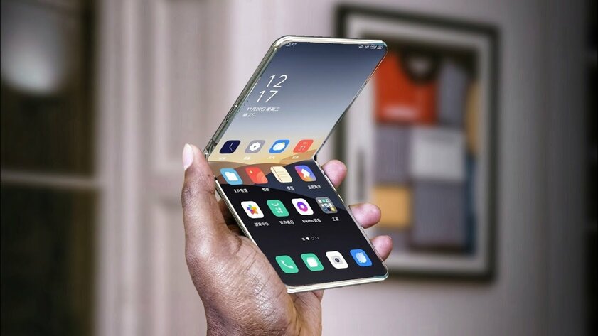 Рендер складного смартфона OPPO Find N2 Flip показывает огромный второй экран