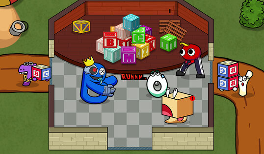 Rainbow But It's Alphabet War 1.1.9. Скриншот 13