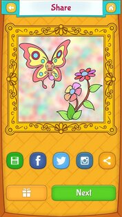 Бабочки Раскраски 2.5.4. Скриншот 4