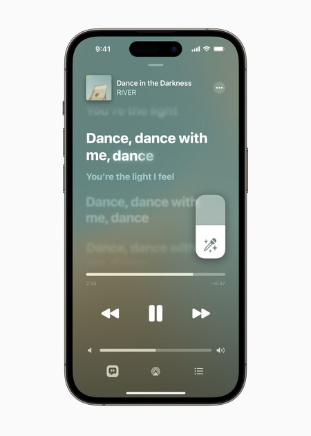 В Apple Music появилась функция Sing, очень похожая на караоке