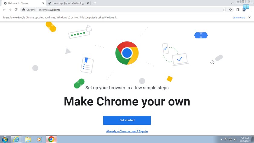 Chrome теперь назойливо требует обновиться с Windows 7 и 8.1. Как отключить эти уведомления