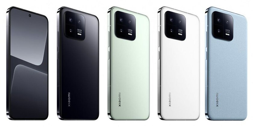 Представлен Xiaomi 13 с очень странными расцветками. Неудачный закос под iPhone?