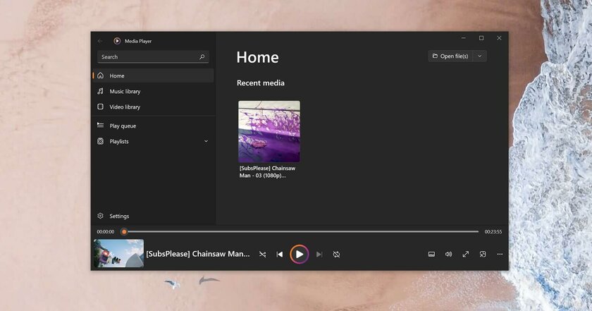 Microsoft портирует новый медиаплеер из Windows 11 в Windows 10