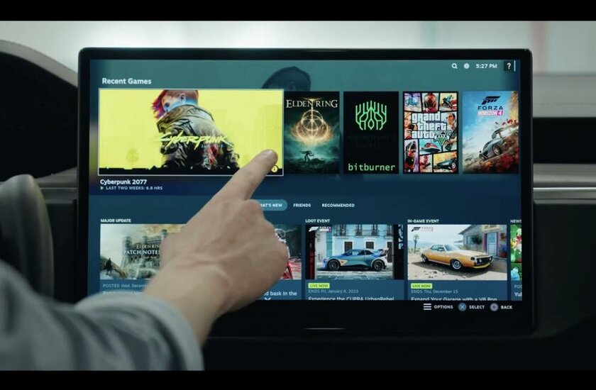 Игровой компьютер на колесах: Tesla интегрирует Steam в новые автомобили