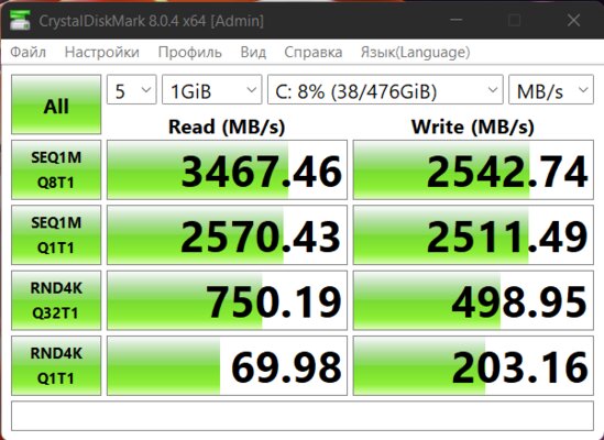 Обзор Infinix InBook X2 Plus: доступная замена домашнему ПК — Железо и производительность. 21