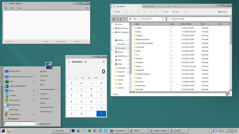Windows 10 и 11 с дизайном Windows 95: утилита возвращает ретро-интерфейс