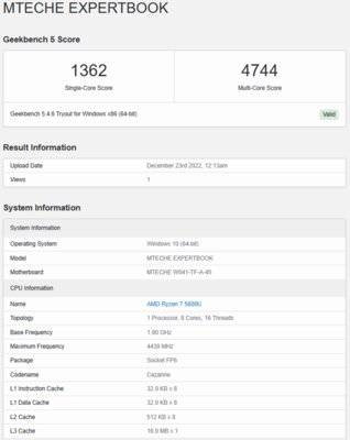 Обзор Hiper ExpertBook: 8 ГБ ОЗУ для него не проблема