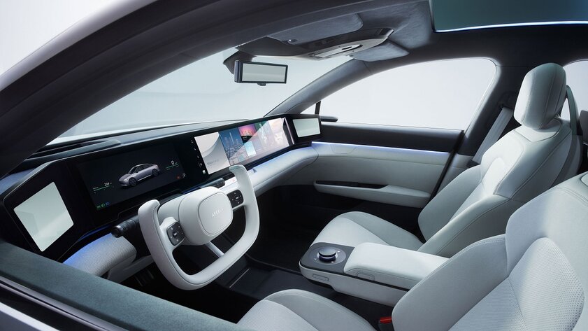 Sony Honda Mobility представила свой первый электрокар: с дисплеями на кузове и релизом в 2026 году