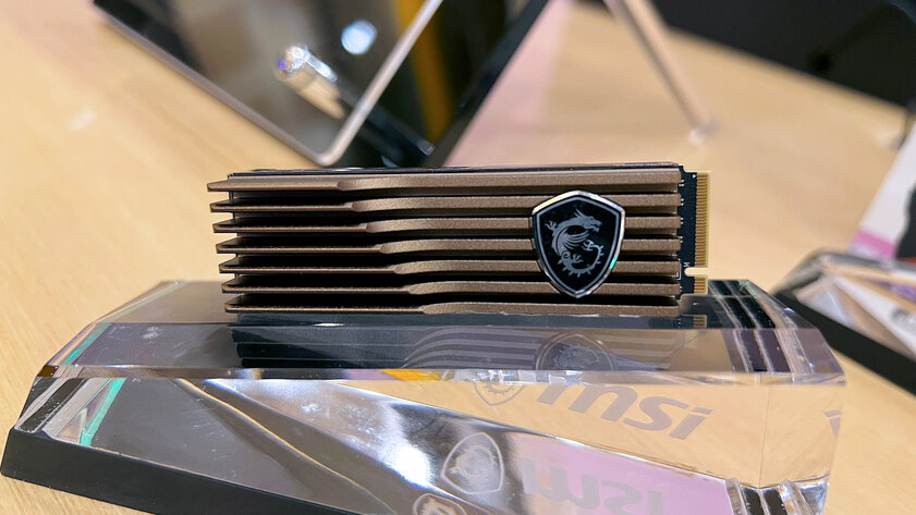 MSI представила SSD Spatium M570 Pro с интерфейсом PCIe 5.0 и скоростью чтения/записи до 12 ГБ/сек