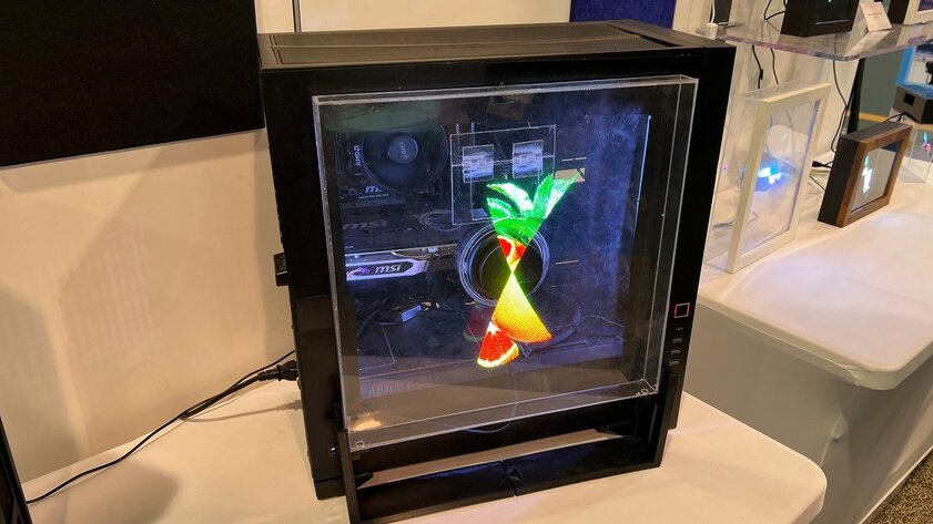 RGB-подсветка выходит на новый уровень: на CES 2023 представили голографические панели для ПК