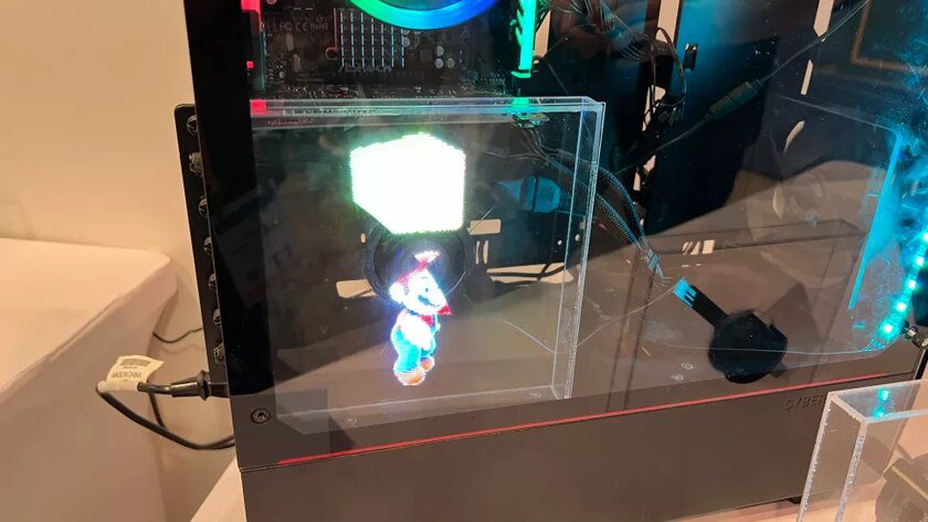 RGB-подсветка выходит на новый уровень: на CES 2023 представили голографические панели для ПК